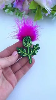 Брошь «Чертополох»