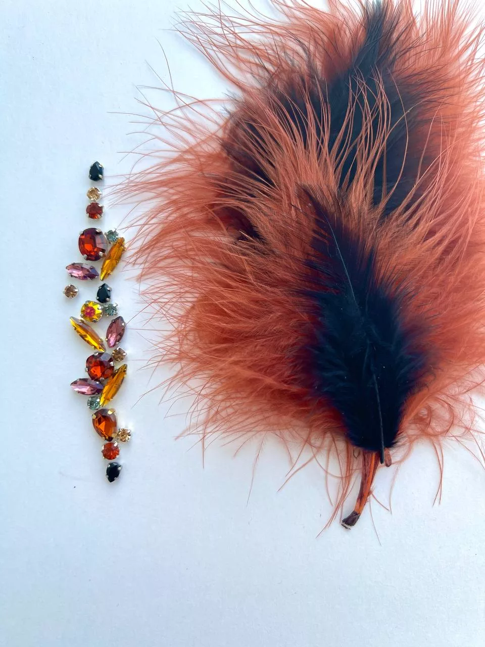 Набор для вышивки броши «Перо»