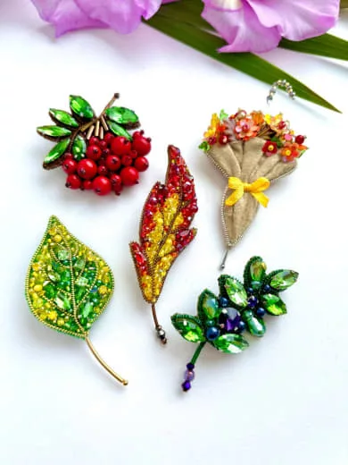 Очный мастер-класс по вышивке броши