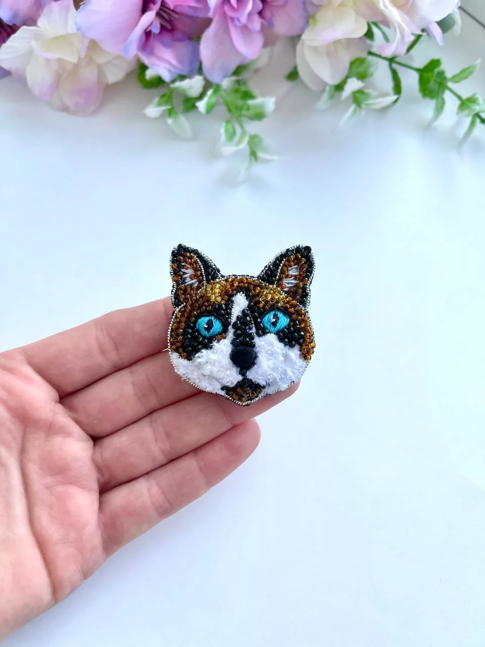 Броши: Кошка и Кот