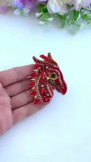 Броши: Дракон и Символ года