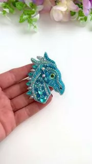 Набор для вышивки броши «Дракон»