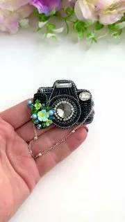 Брошь «Фотоаппарат»