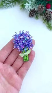 Брошь «Лаванда»