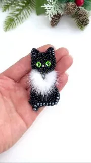 Брошь «Кошка»