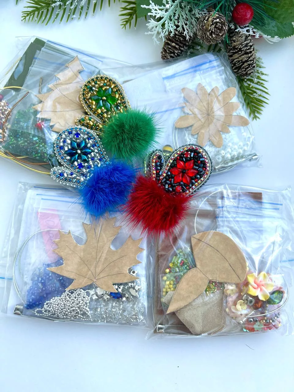 Набор для вышивки броши