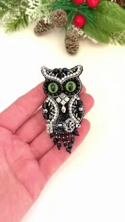 Брошь «Сова»