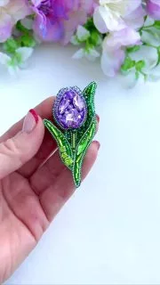 Брошь «Тюльпан»