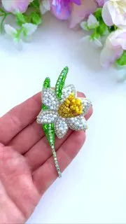 Брошь «Нарцисс»