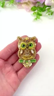 Брошь «Сова»