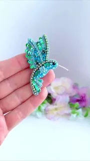 Брошь «Колибри»