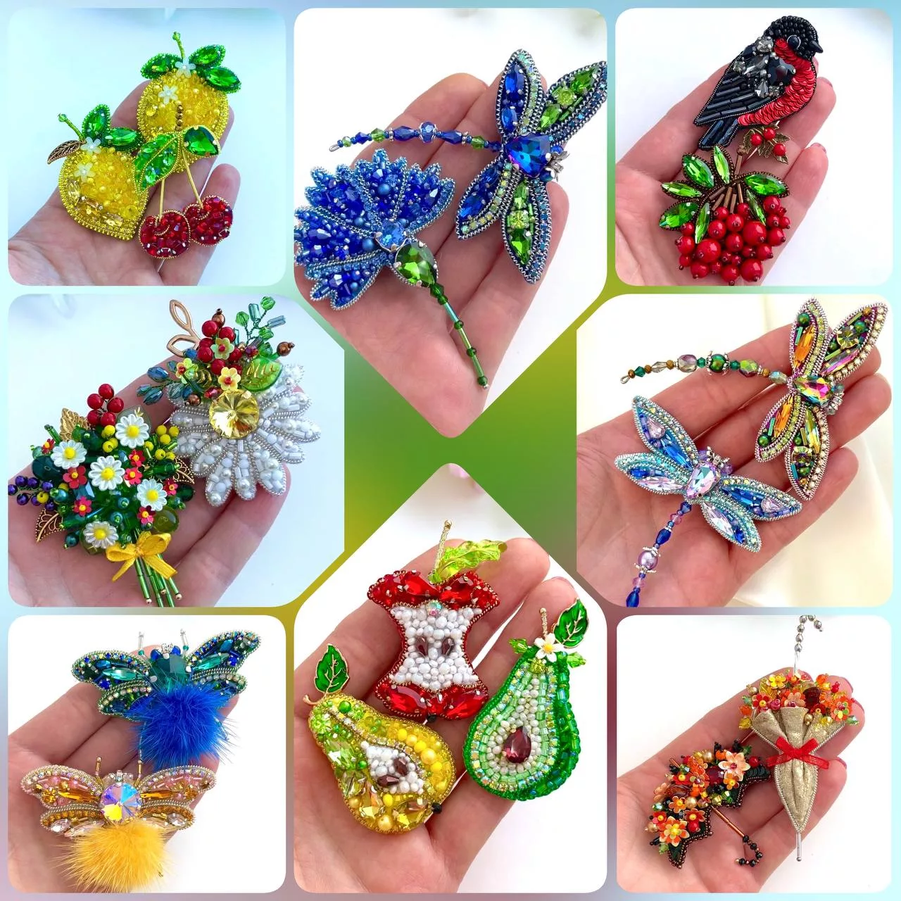 Очный мастер-класс по вышивке броши