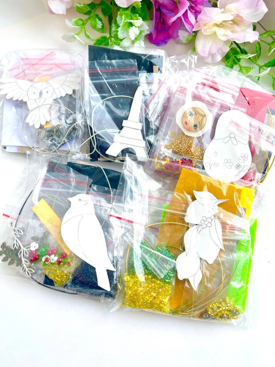 Набор для вышивки броши