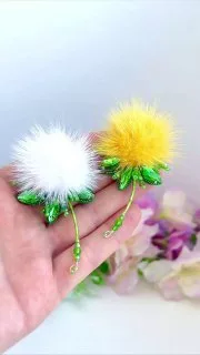 Броши: Одуванчик и Брошечки пока