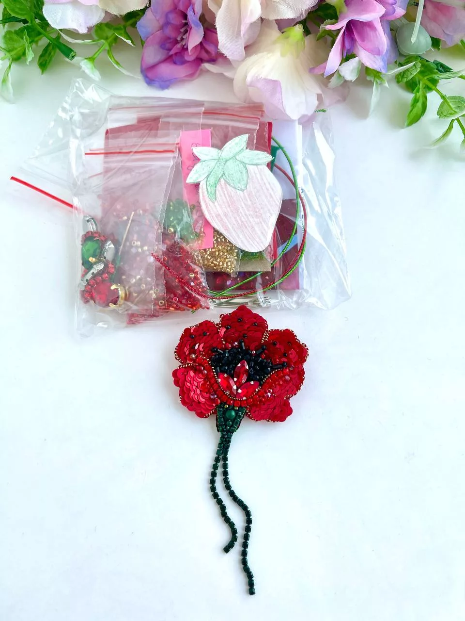 Набор для вышивки броши