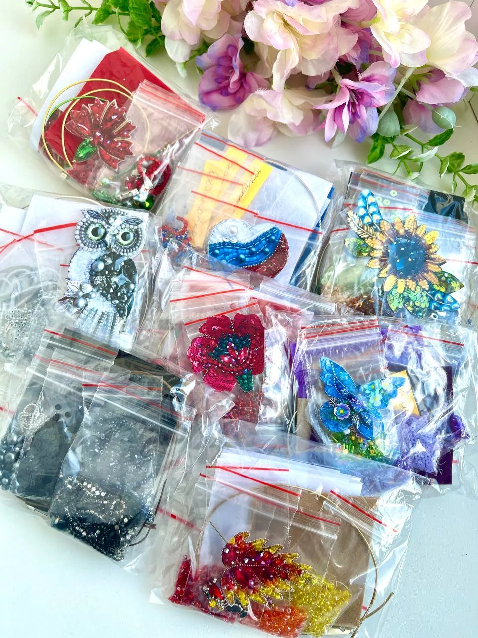 Набор для вышивки броши