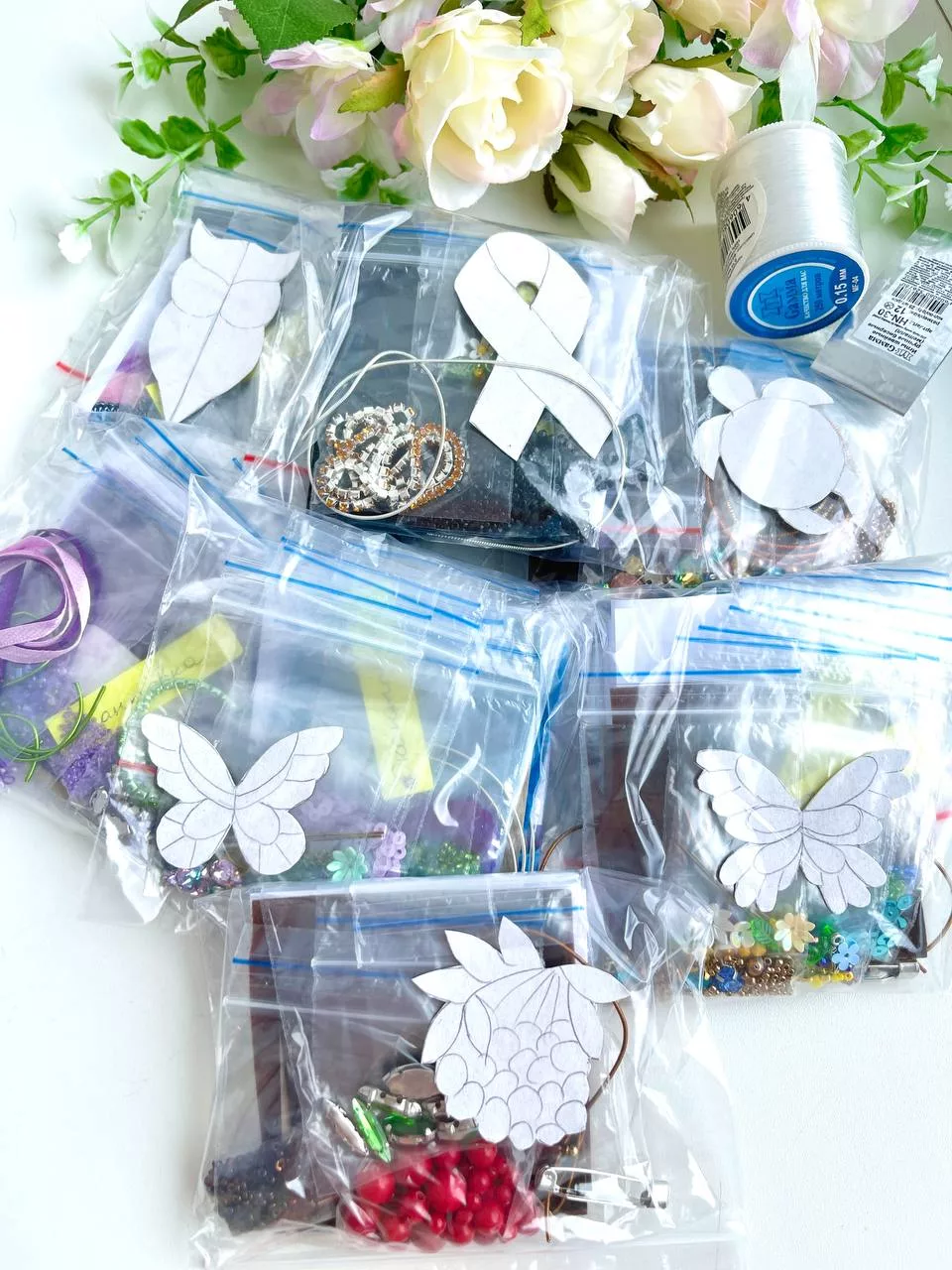 Набор для вышивки броши