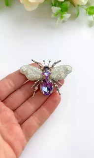 Броши: Мотылек и Бабочка