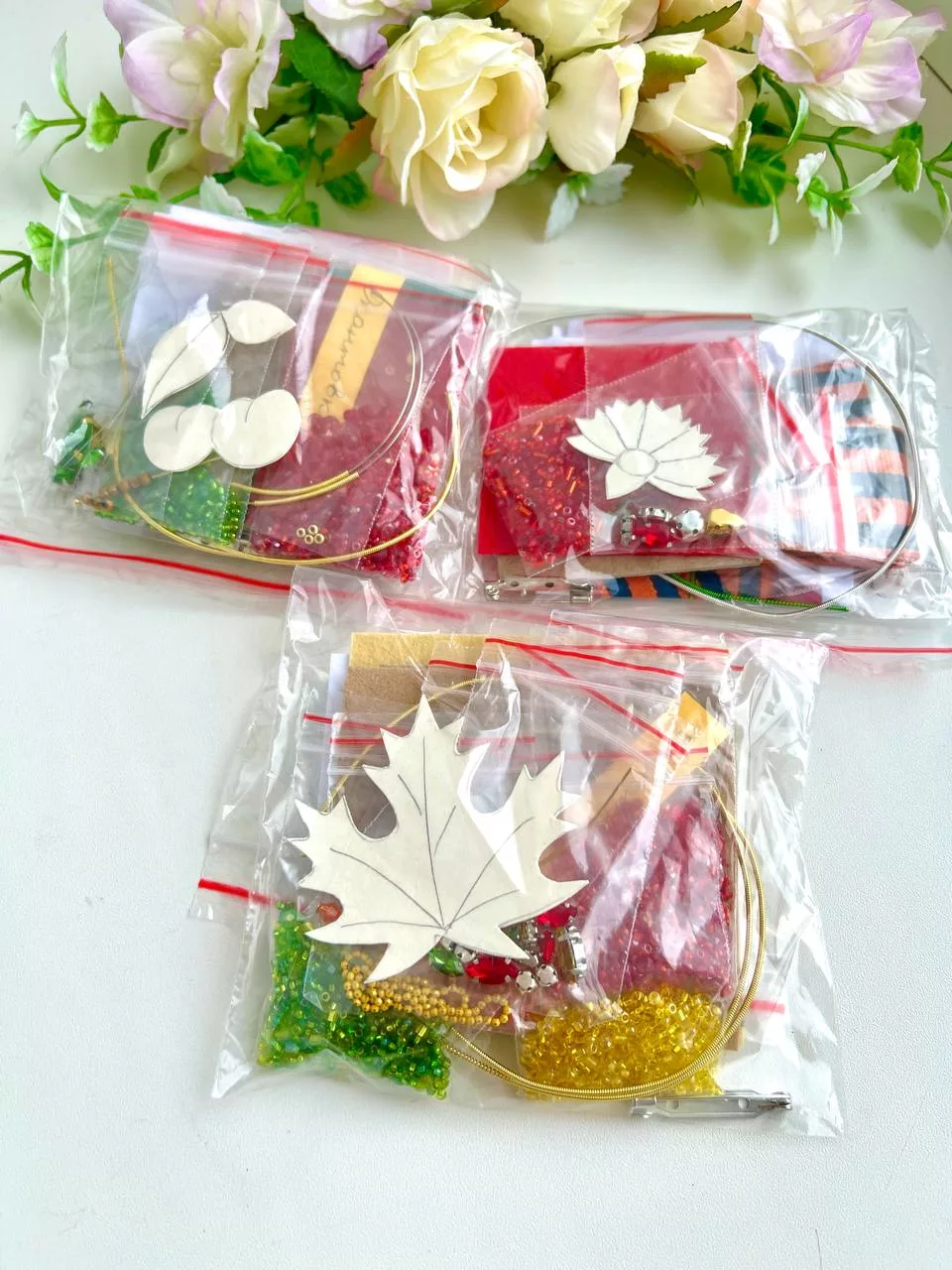 Набор для вышивки броши