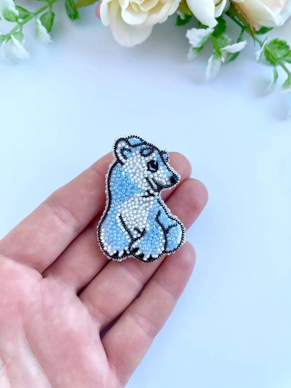 Броши: Умка и Медвежонок