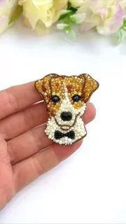 Броши: Собака и Песик