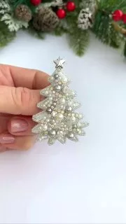 Брошь «Ёлочка»