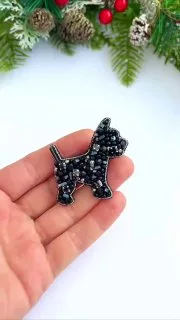 Броши: Собака и Песик