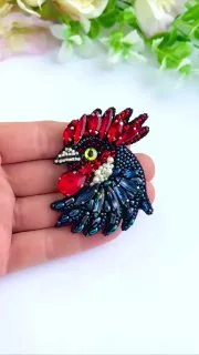 Брошь «Петушок»