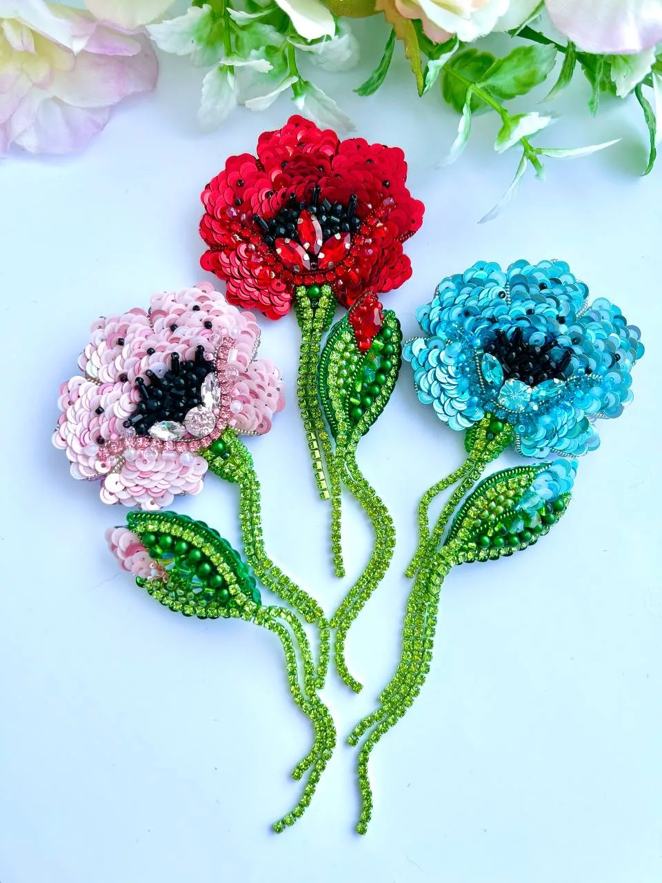 Брошь «Мак»