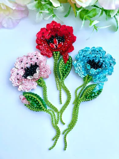 Брошь «Мак»