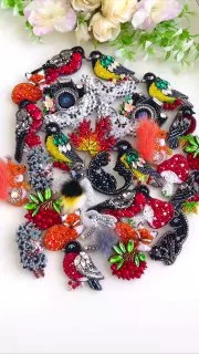 Подборка брошей на заказ