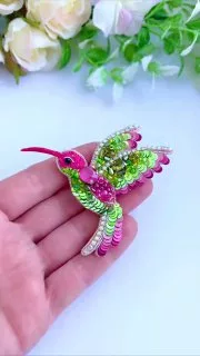 Брошь «Колибри»