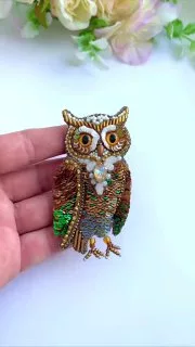 Брошь «Сова»