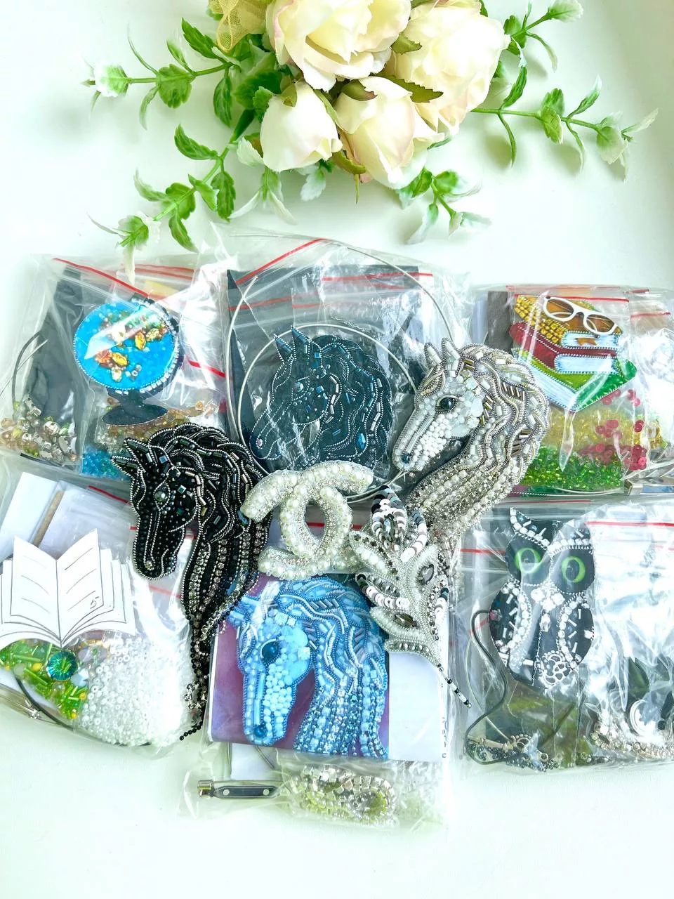 Набор для вышивки броши