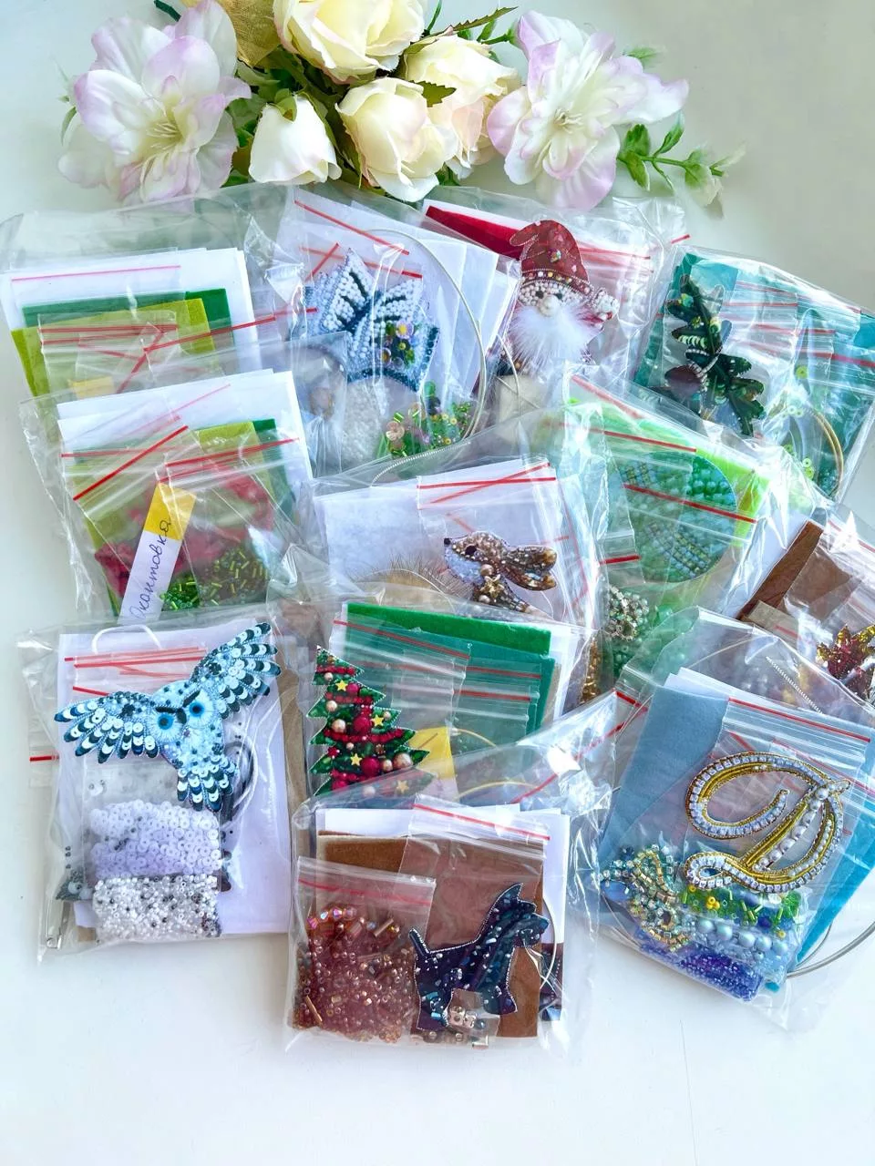 Набор для вышивки броши