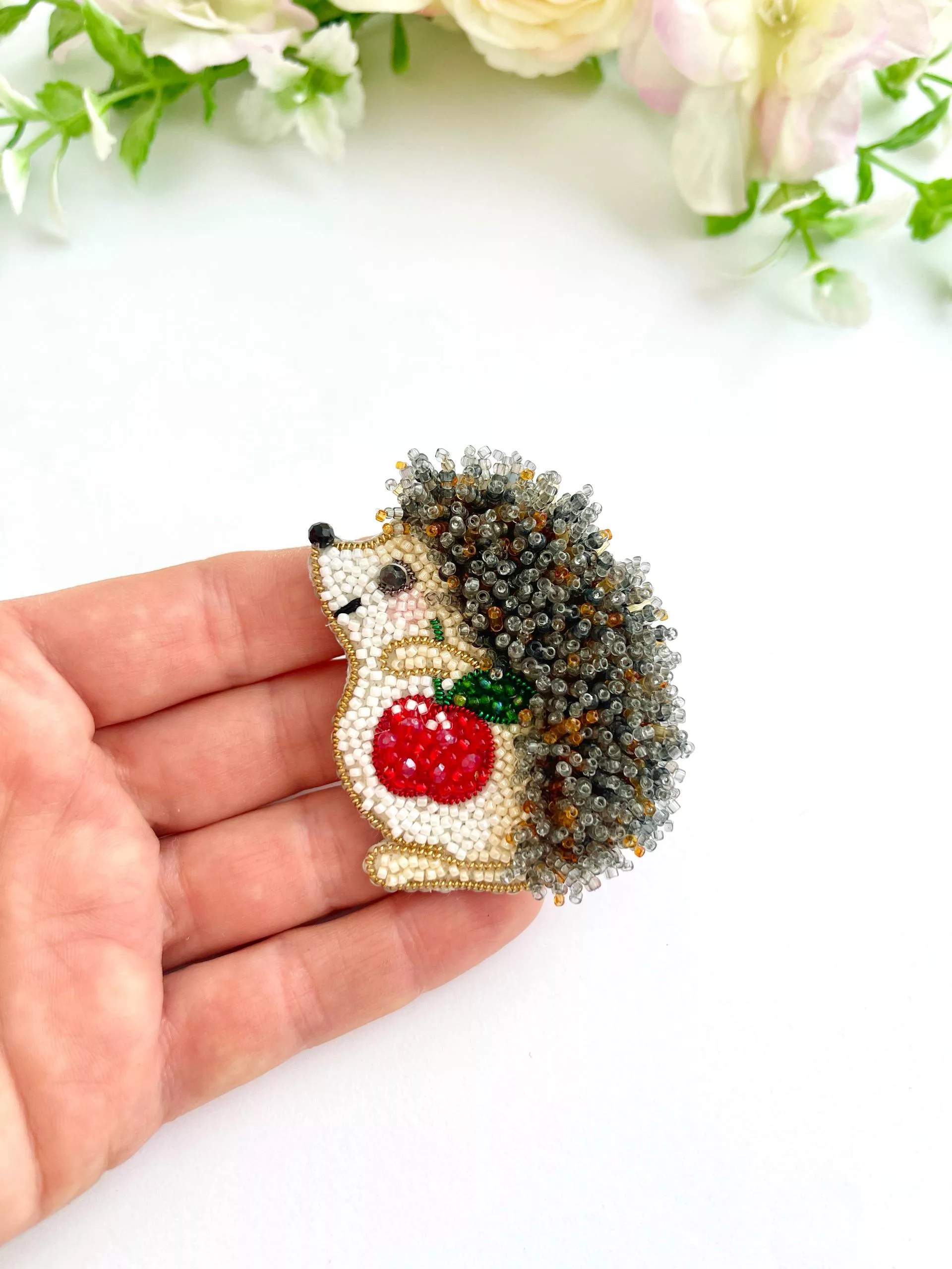 Брошь «Ежик»