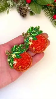 Брошь «Мандарин»