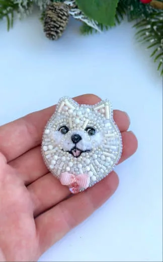 Броши: Собака и Песик