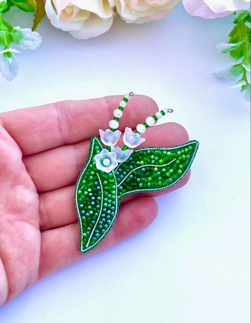 Брошь «Ландыш»