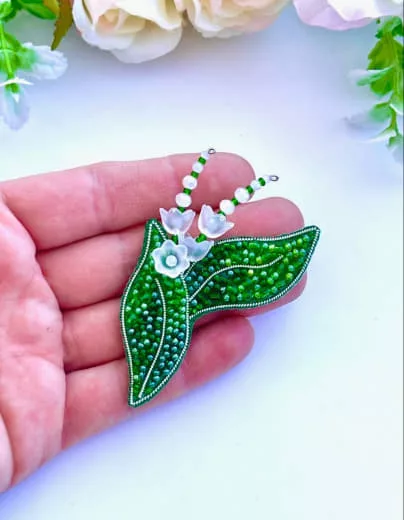 Брошь «Ландыш»