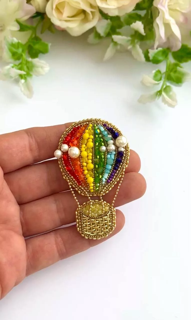 Брошь «Воздушный шар»