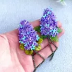 Брошь «Сирень»