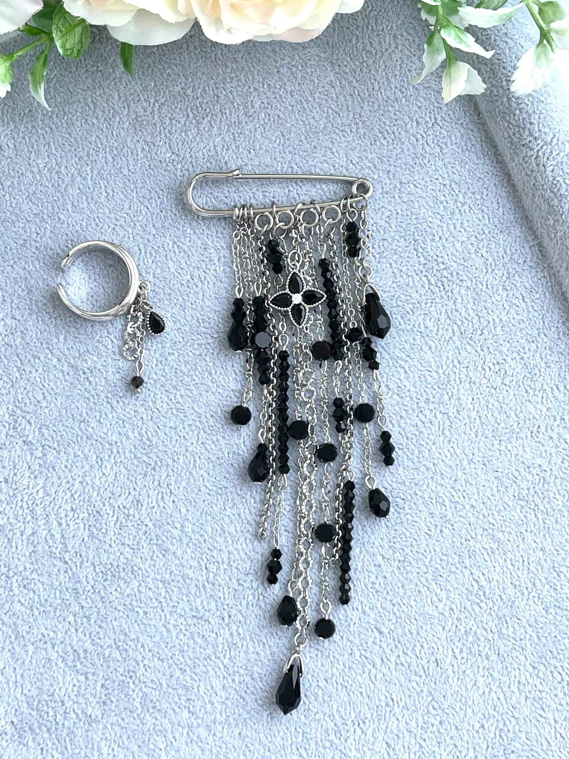 Броши: Булавка и Сет с кольцом